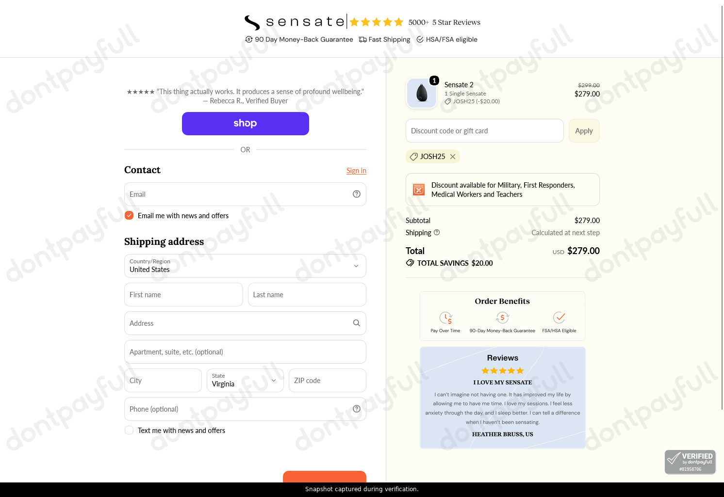 Sensate Discount Codes - 55% Off Coupon October 2026