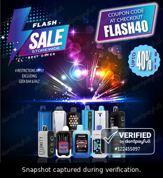 vape flash sale codes The Smoke Plug Coupon Flavors:Fizzy Cherry Cola Mr Fog Sw15000 Flavors __label:Clearance