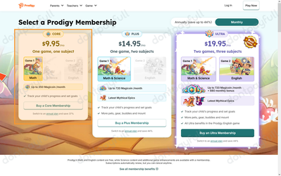Prodigy Core 25% Off Prodigy Discount Code, Promo Codes - May 2025