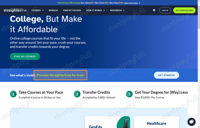 Straighterline Coupons - $59 Off Promo Code March 2026