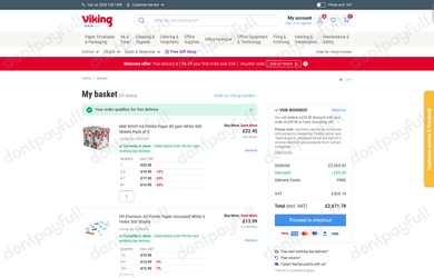 Viking Coupon Code: £20 Off £99+ Orders - Working Proof
