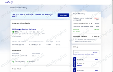 35% Off IndiGo Promo Code, Coupons - October 2025
