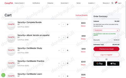 CompTIA Promo Codes - 20% Off Coupon Code Jan 2026
