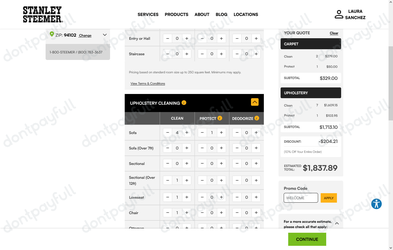 Stanley Steemer Coupons - 20% Off Promo Code Feb 2026