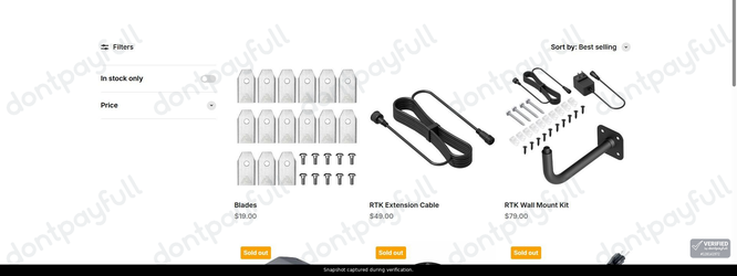 Snapshot of ANTHBOT promo: 'Genie Accessories from $19' - captured during verification by DontPayFull on 01-Jul-2026.