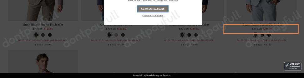 Snapshot of Rodd & Gunn promo: 'Up to $150 Off Sale Jackets' - captured during verification by DontPayFull on 15-Jun-2026.