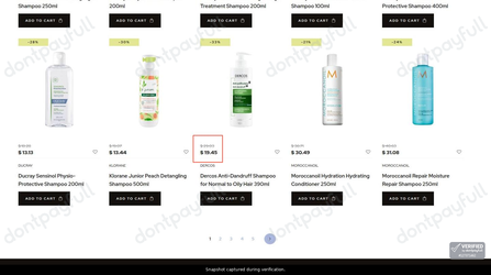 Snapshot of Cosmetis promo: 'Enjoy Up to $10 Off Hair Care Essentials' - captured during verification by DontPayFull on 12-Jun-2026.