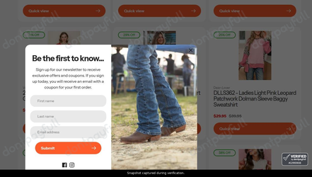 Snapshot of D & D Outfitters promo: 'Enjoy Up to $25 Off Western Style Shirts for Women' - captured during verification by DontPayFull on 02-Jul-2026.