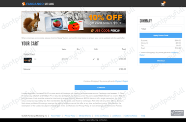 Fandango Promo Codes - 50% Off Coupon March 2026