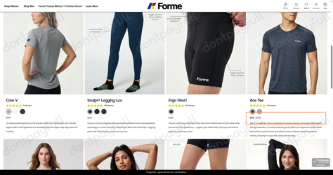 Snapshot of Forme promo: 'Enjoy Up to 44% Off Customer Favorites' - captured during verification by DontPayFull on 16-Jun-2026.