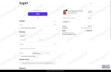 Verification proof for KAPRI10