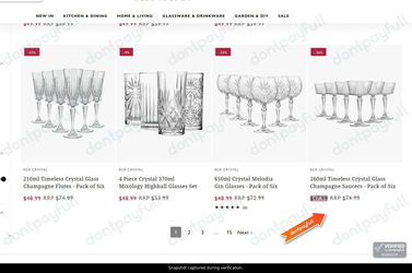 Snapshot of Rinkit promo: 'Up to 35% Off Glasses' - captured during verification by DontPayFull on 29-Sep-2026.