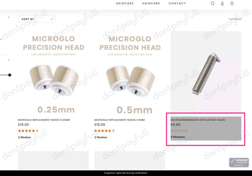 Snapshot of Sensse Beauty promo: 'Find Replacement Heads and Blades from £9' - captured during verification by DontPayFull on 27-Sep-2026.