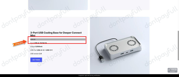 Snapshot of Deeper Network promo: 'Shop Dpn Hardware Starting at $29' - captured during verification by DontPayFull on 01-Oct-2026.
