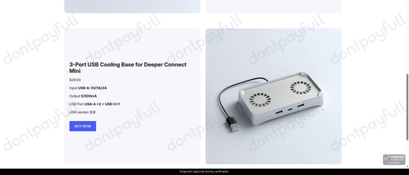 Snapshot of Deeper Network promo: 'Get Web3 Routers and Accessories from $29' - captured during verification by DontPayFull on 29-Jun-2026.