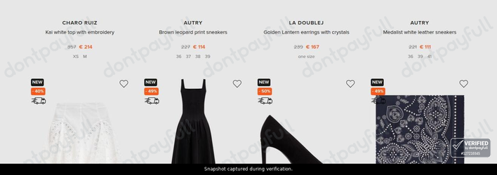 Snapshot of Symbol Fashion promo: 'Get up to 50% Off Selected Women's Styles' - captured during verification by DontPayFull on 04-Aug-2026.