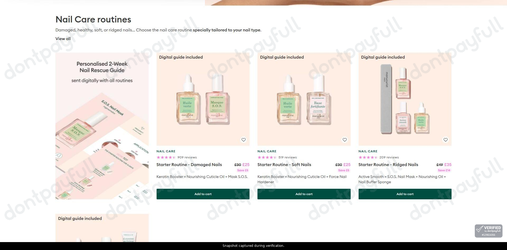 Snapshot of Manucurist promo: 'Save up to 30% on Nail Care Routines' - captured during verification by DontPayFull on 29-Jun-2026.