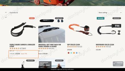 Snapshot of Thurso Surf promo: 'Up to 11% Off Accessories' - captured during verification by DontPayFull on 18-Sep-2026.